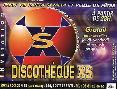 Logo discotheque XS