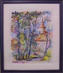 Entre les arbres (50x60) 1700Frs