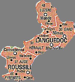Carte Languedoc