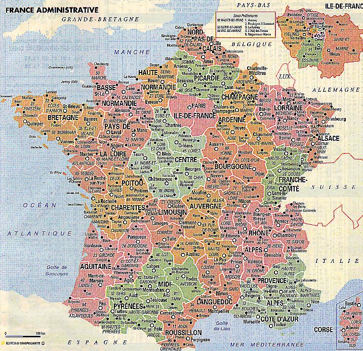 Carte de France