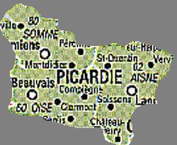 Carte Picardie